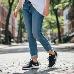 NIKE FLEX Black/White-Anthracite Contact Sneakers